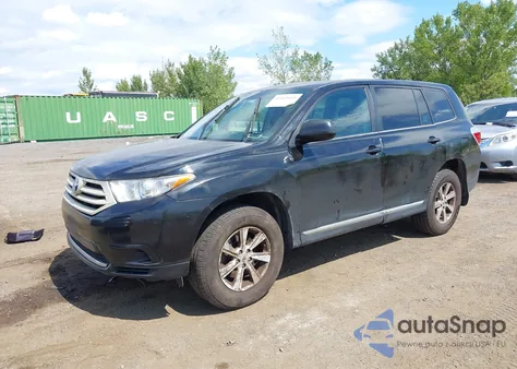 2012 Toyota Highlander Se из США, поврежденный, VIN 5TDBK3EH7CS161594
